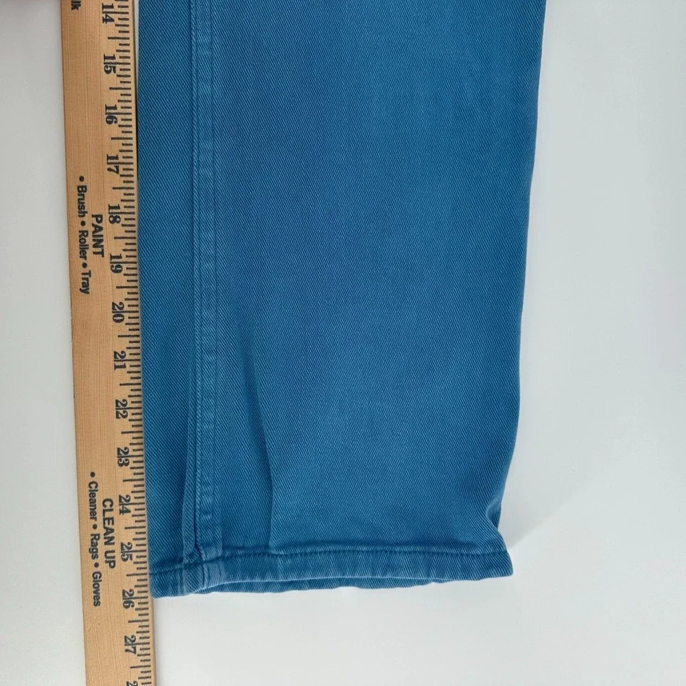 Mast & Harbour Jeans Womens 30 Blue Denim High Rise Straight Fit‎ 5-Pockets Logo